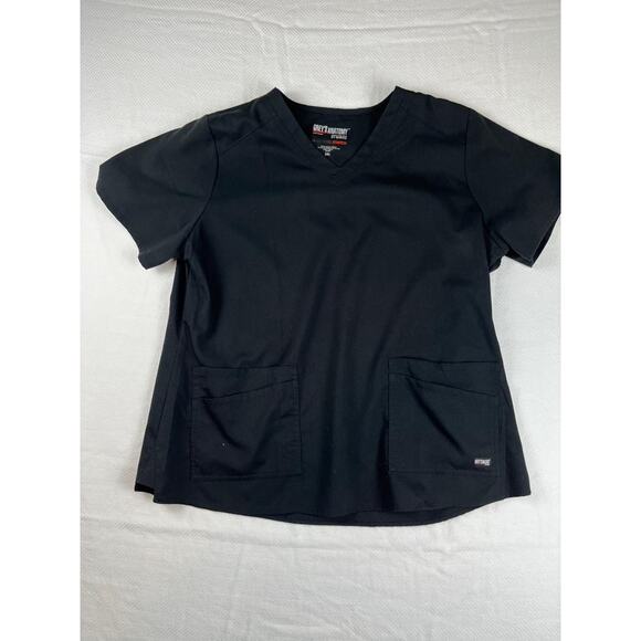 Grey's Anatomy Barco Men's Scrub Top 2XL Black V-Neck Professional Medical - Picture 1 of 6